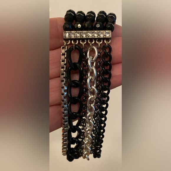Vintage chain & bead bracelet - Picture 3 of 11